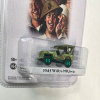 *Chase* Greenlight 1/64 Norman Rockwell Series 5 1945 Willys MB Jeep Green