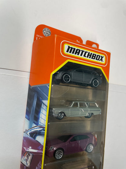 Matchbox 1/64 5 Pack Wagons - Damaged Box