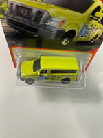 Matchbox 1/64 Nissan NV Van Green