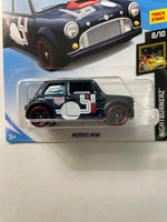 Hot Wheels 1/64 Morris Mini Dark Blue - Damaged Card