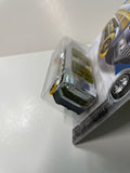 Hot Wheels 1/64 HW High School Bus Chrome - Damaged Card