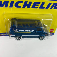 Hot Wheels 1/64 Pop Culture Michelin Custom GMC Panel Van Blue - Damaged Card