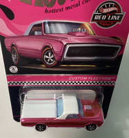 Hot Wheels 1/64 RLC Custom Fleetside Pink & White