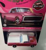 Hot Wheels 1/64 RLC Custom Fleetside Pink & White
