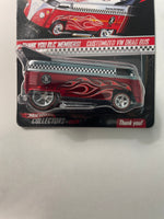 Hot Wheels 1/64 RLC Customized VW Drag Bus Red