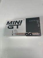 Mini GT 1/64 Car Hauler Trailer Type C White