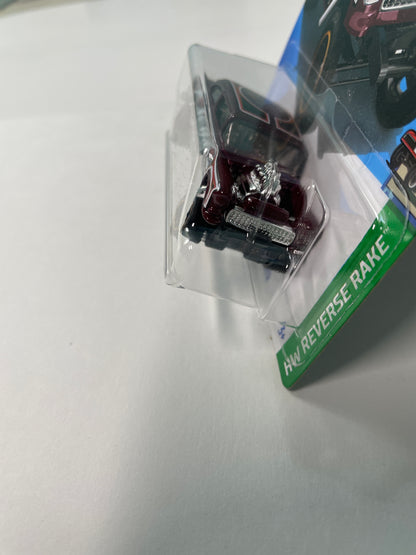 Hot Wheels 1/64 ‘55 Chevy Bel Air Gasser Goodyear dark Red