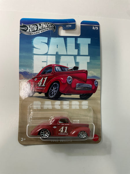 Hot Wheels 1/64 Salt Fiat Racers 1941 Willys n41 Red