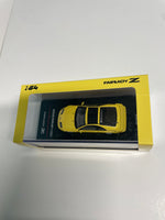 *Damaged Box* Inno64 1/64 Nissan Fairlady Z (Z32) Yellow Pearlglow w/ Extra Wheels (Open Box)