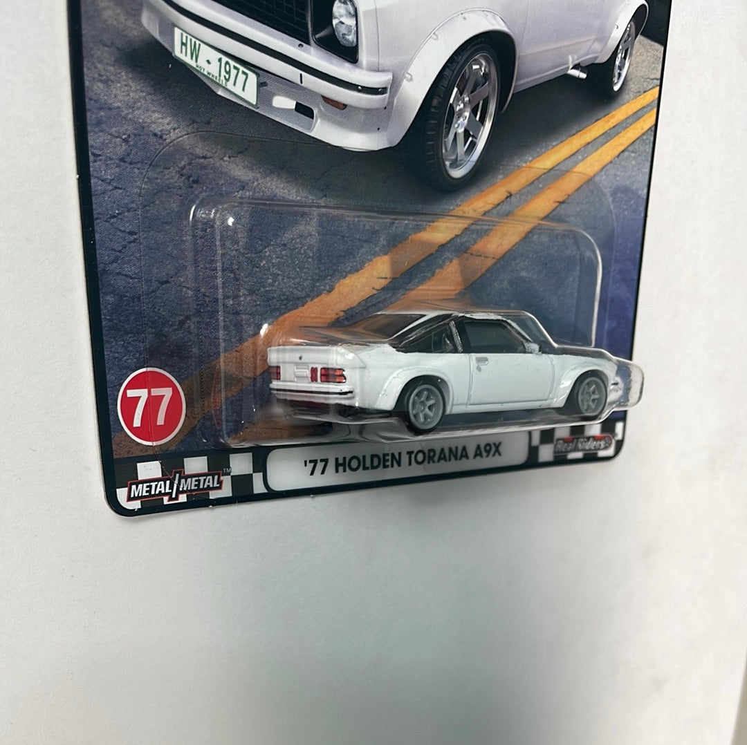 Hot Wheels 1/64 HW Boulevard ‘77 Holden Torana A9X White - Damaged Box