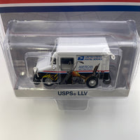 Greenlight 1/64 Hobby Exclusive United States Postal Service USPS LLV White