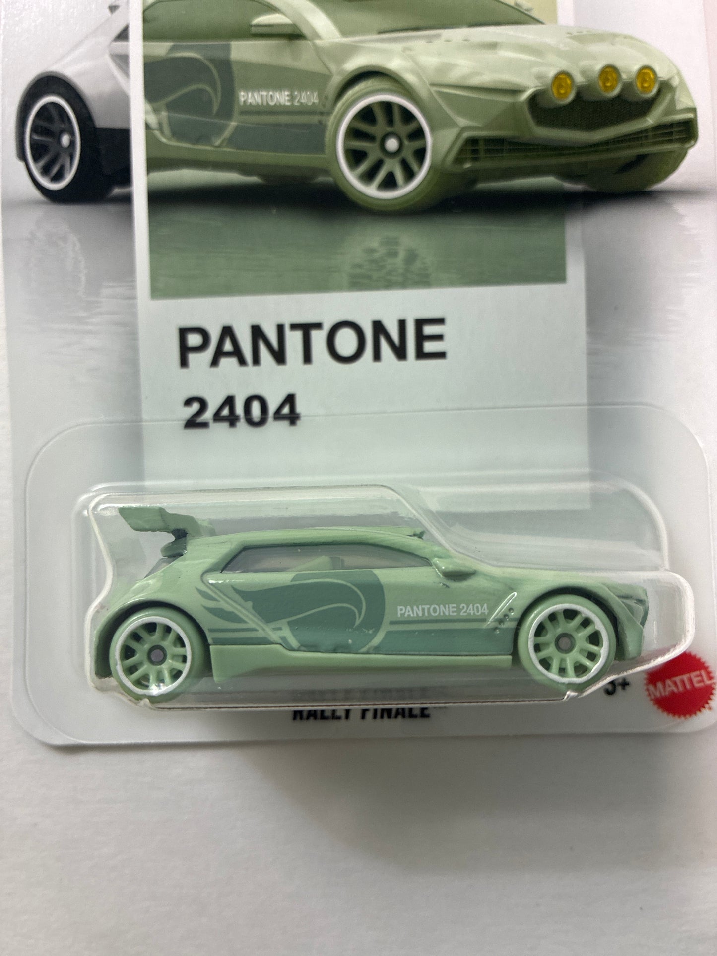Hot Wheels 1/64 Silver Series Pantone #2404 Rally Finale Green - JKY54