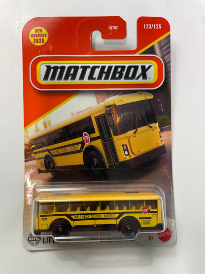 Matchbox 1/64 MBX EV School Bus Yellow