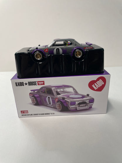 *Chase* Mini GT x Kaido House 1/64 Nissan Skyline 2000GT-R (KPGC10) Kaido Works V1 Silver