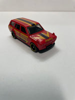 *Loose* Hot Wheels 1/64 ‘71 Datsun 510 Wagon Momo Red