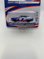 Greenlight 1/64 Hobby Exclusive Hendrick Motorsports Kyle Larson 1969 Chevrolet Camaro #5 White & Blue