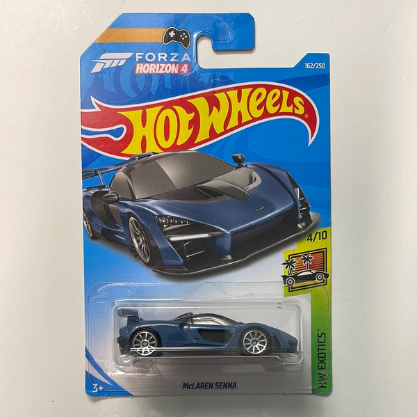Hot Wheels 1/64 Forza Horizon 4 McLaren Senna Blue - Damaged Box