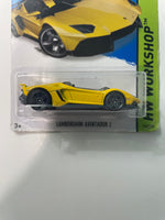 Hot Wheels 1/64 Lamborghini Aventador J Yellow - Damaged Card