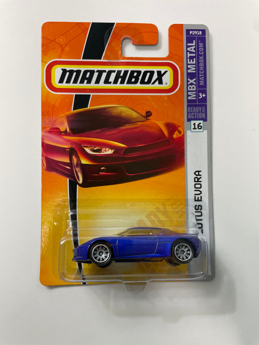 Matchbox 1/64 Lotus Evora Blue