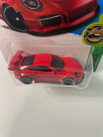 Hot Wheels 1/64 Porsche 993 GT2 Red - International Card