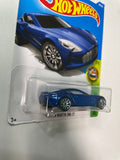 Hot Wheels 1/64 Aston Martin One-77 Blue - Damaged Card