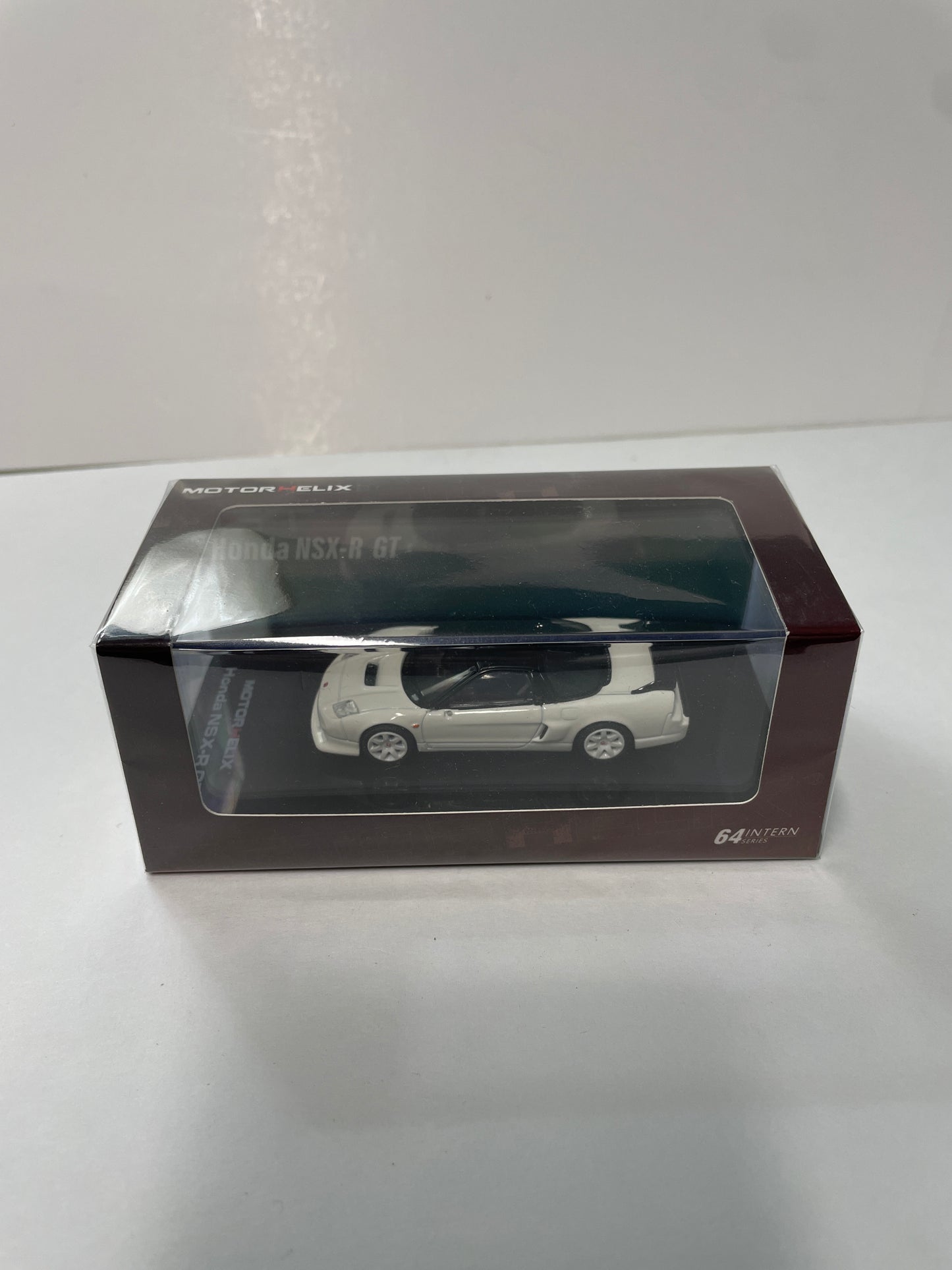 Motorhelix 1/64 Honda NSX-R GT Championship White - M65521 - Damaged Car (Read description)