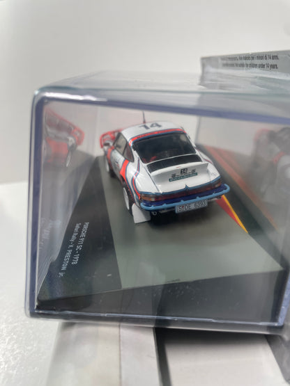 Altaya 1/43 Porsche 911 SC 1978 Safari Rally #14 White & Red