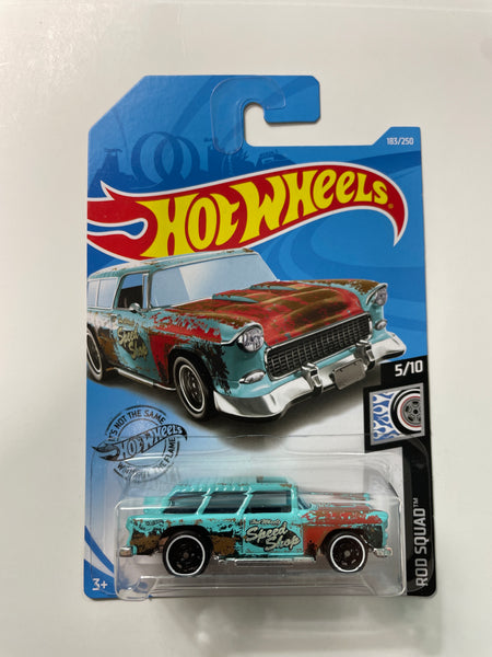 Hot Wheels 1/64 Classic ‘55 Nomad Speed Shop Blue