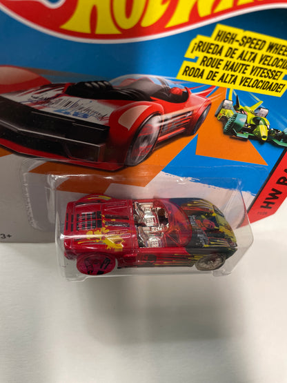 Hot Wheels 1/64 High Speed Wheels Track Stars Ford GTX-1 Red BDW24