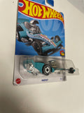 Hot Wheels 1/64 Treasure Hunt Madfast Blue - Damaged Card