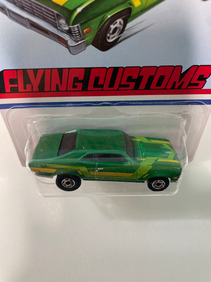 Hot Wheels 1/64 Flying Customs ‘68 Nova Green