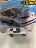 Hot Wheels 1/64 Color Shifters El Segundo Coupe White & Purple - Damaged Box