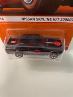 Hot Wheels 1/64 Redline Nissan Skyline H/T 2000GT-X Black