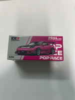 Pop Race 1/64 IDE Mazda RX7 Widebody Pink