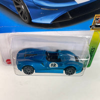 Hot Wheels 1/64 McLaren Elva Blue