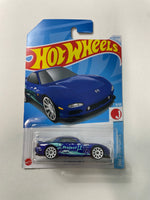 *Japan Card* Hot Wheels 1/64 '95 Mazda RX-7 Blue - Damaged Card