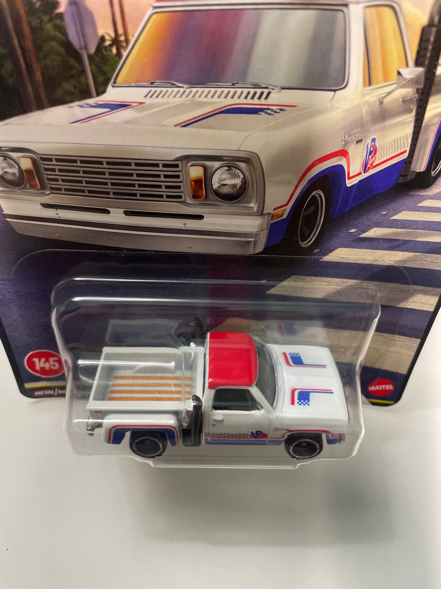 Hot Wheels 1/64 2026 Boulevard Mix F 1978 Dodge Li'L Express Truck/ Camion White & Blue - JHW27
