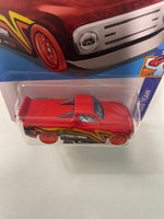 Hot Wheels 1/64 Treasure Hunt Draftnator Red - Damaged Card