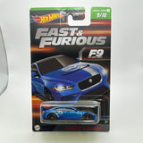 Hot Wheels 1/64 Fast And Furious Series 2 Jaguar XE SV Project 8 Blue