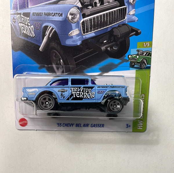 Hot Wheels Mattel HW Gassers '55 Chevy Bel Air Gasser - Carrinho de Hot Wheels Mattel HW Gassers '55 Chevy Bel Air Gasser - Carrinho de