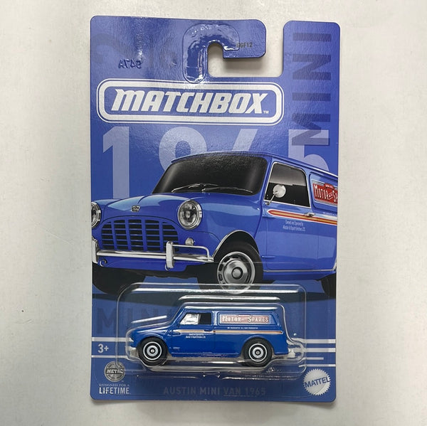 Matchbox 1/64 Mini Series Austin Mini Van 1965 Blue