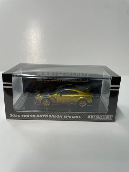 BM Creations / K3 Model Collection 1/64 2026 Tokyo Auto Salon Top Secret Nissan 35 GT-R Gold - 64B0494