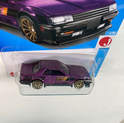 Hot Wheels 1/64 Nissan Skyline RS(KDR30) Purple - Damaged Box