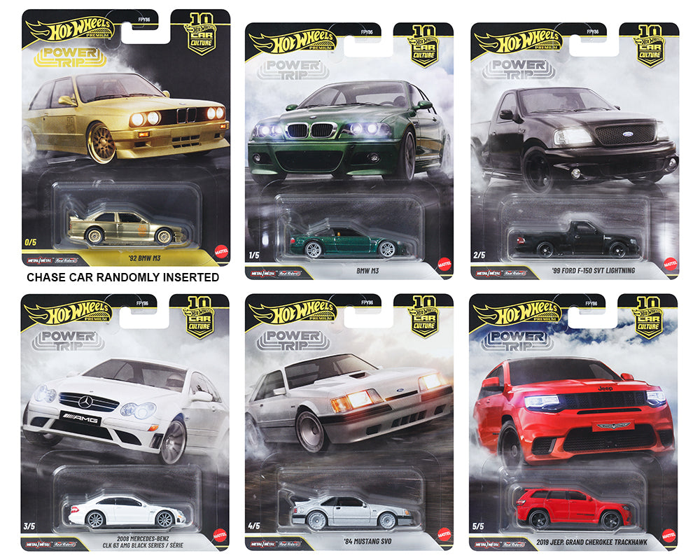 Hot Wheels 1/64 Car Culture 2026 Mix R Power Trip Case of 10 (FPY86-961R)