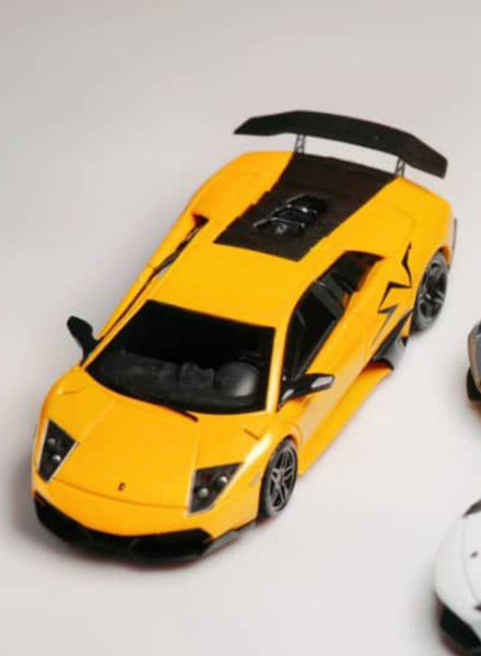 Cars Lounge 1/64 Lamborghini Murcielago LPG70-4 5V (Resin Model) Yellow
