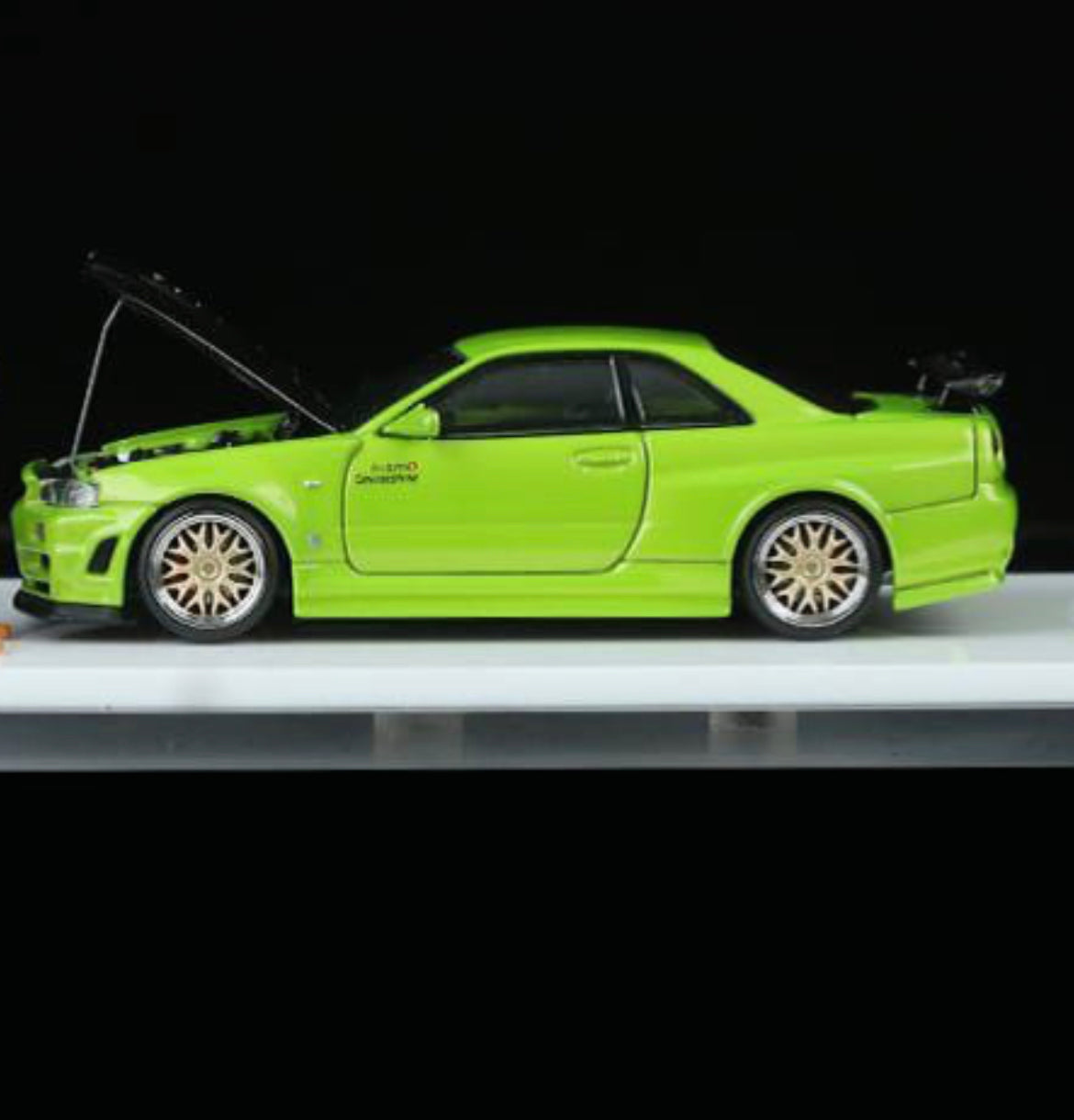 Time Micro 1/64 Nissan Skyline GT-R R34 Green – Flipn Diecast