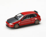 Hobby Japan 1/64 Honda Civic (EG6) SIR-II JDM Style Milano Red