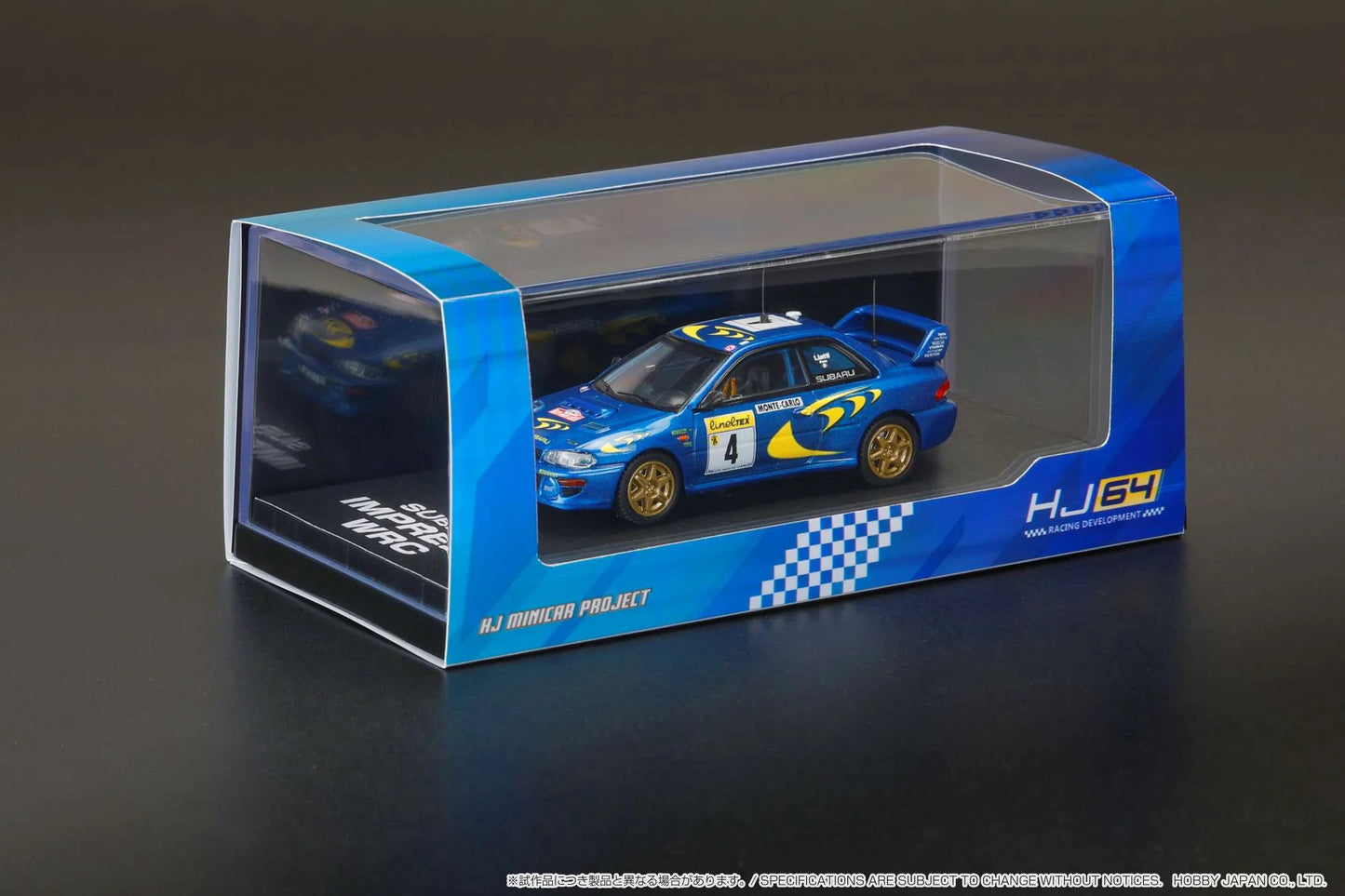 1/64 Hobby Japan HJR642041B SUBARU IMPREZA WRC 1997 #4 (MONTE CARLO) / WINNER