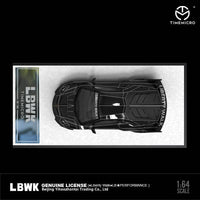 Time Micro 1/64 LBWK LB-Silhouette Lamborghini Aventador Tron Black