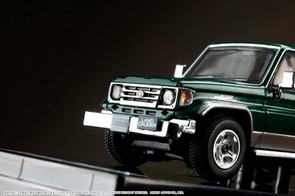 Hobby Japan 1/64 Toyota Land Cruiser 70 ZX 4Door 2001 Land Breeze Toning II Green